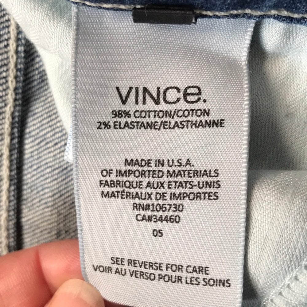 Vince Mason Relaxed Rolled mom jeans size 24 - Picture 6 of 8